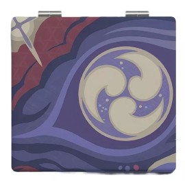 Genshin Impact Espejo De Bolsillo Maquillaje Shogun Raiden | Genshin Impact