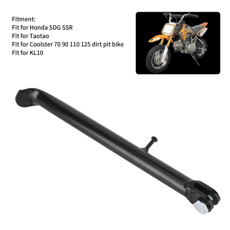 Motorcycle Kickstand, 12 Inch Dirt Bike Kick Stand Replacement with