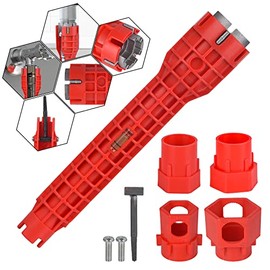 14-in-1 Multi-functional Wrench for Toilet, Sink, Bathroom, Kitchen Plumbing Installation and Repairs