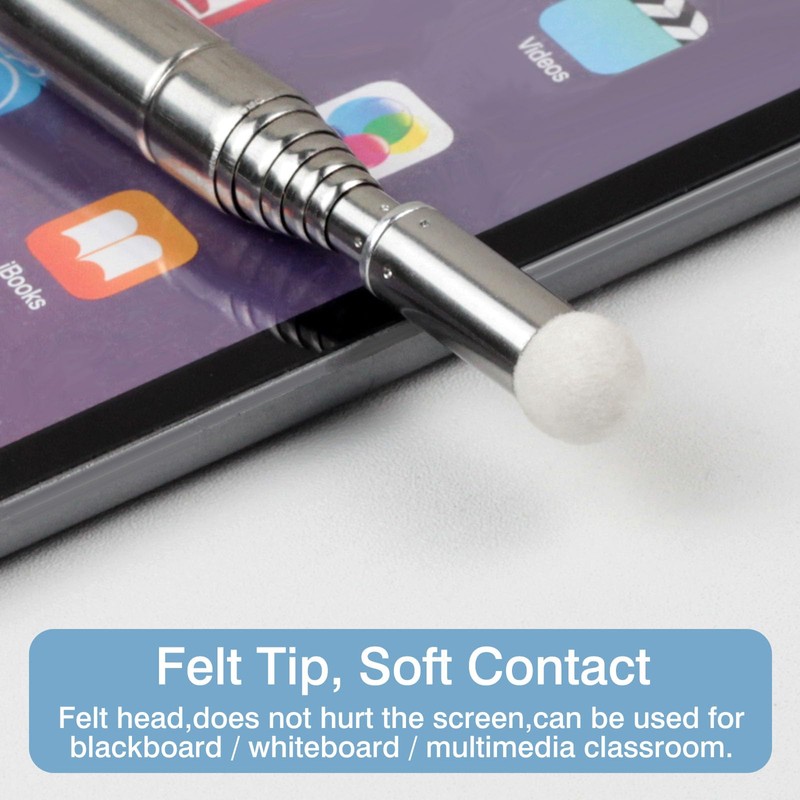 Telescopic Handheld Teaching Pointer – Retractable Classroom Presenter Stick for