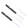 4Pcs Multifunctional Fan Scale Ruler Plastic Drafting Foldable Architect Tool