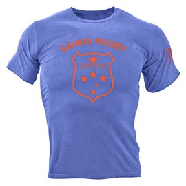 Samoa Rugby Logo T-Shirt (2X-Large) Royal