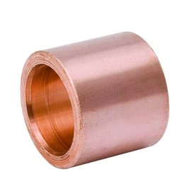 PlumberStop - 1 X 1/2 Copper Sweat FLUSH BUSHING - FTG X C 1 X 1/2 Nominal I.D. Size - 1-1/8 X 5/8 Refrigeration O.D. Size For Soldering All Copper Pipe Type L, M, K, Plumbing and Heating