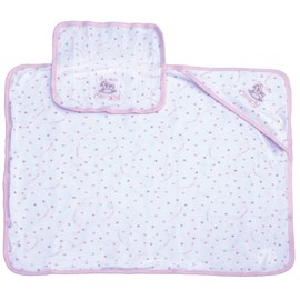 Pink Western Cowgirl Baby Infant Bath Set with Embroidered Hooded Towel and Washcloth