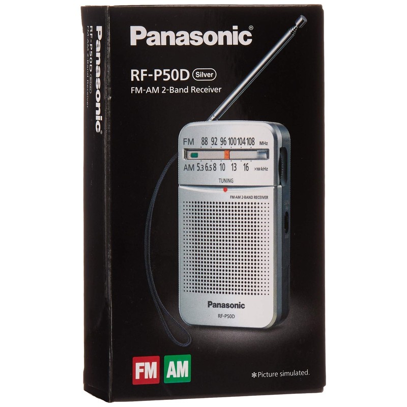 Panasonic RF-P50 AC/Battery Operated AM/FM Portable Radio (Discontinued by Ma...