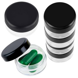 Dimeho Small Pill Box, 6 Pcs Mini Pill Organizer Box Travel Pills Cases Holder Portable Daily Pills Container BPA Free Pocket Medicines Storage Container for Purse Pocket Briefcase (3 x 1.5 cm)