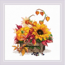 Riolis Cross Stitch Kit Hello Autumn Counted Pattern 25 x 25 cm