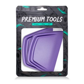 FOSHIO 2-Pack Purple PPF Squeegees, TPU Squeegee for Vinyl Car Window Tint Tools with Angled Blade for Bubble-Free Application, Paint Protection Film, Vinyl Wrap, Wallpaper Installation