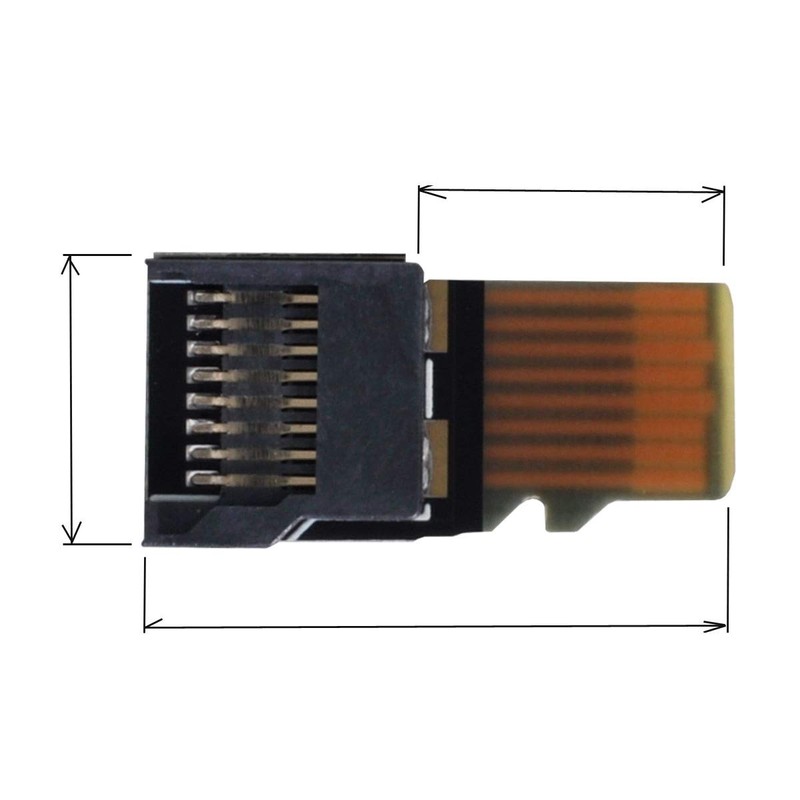 cablecc 5 Pieces/Lot Micro SD TF Memory Card Kit Male