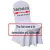50PCS SheYang Stretch Chair Sashes Bows Elastic Chair Bands with