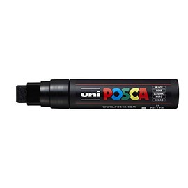 Uni Posca 17mm Chisel Tip PC-17K - Color: Black