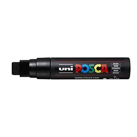 Uni Posca 17mm Chisel Tip PC-17K - Color: Black