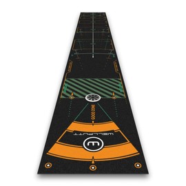 WELLPUTT - 13ft Golf Putting Training Mat - Black