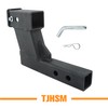 TJHSM 7/9In Extension Length Trailer Hitch Receiver Extender 2 Inch
