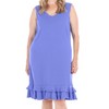 FRESH PRODUCE 3X Peri Blue $68 Sunrise Slub Cotton Flounce