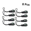 KOMBIUDA 8PCS Mini Compass Keychain with Lanyard Portable Outdoor Pendant