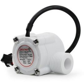 SENSTREE G1/2 ’’ Flow Hall Sensor BSP Thread, 1-30L/Min Flow Meter, POM Material Flowmeter Counter