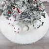 Christmas Tree Skirt, Plush Christmas Tree Skirts Christmas Decoration Faux