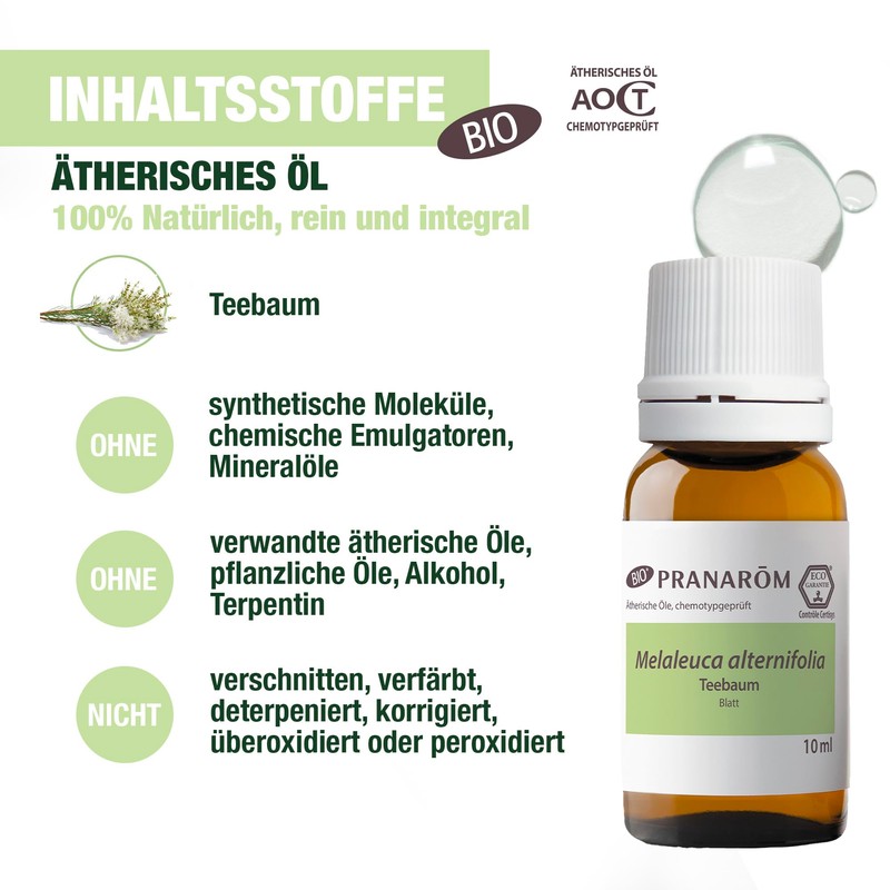 Pranarom - Tea Tree - Essential Oil - Organic -