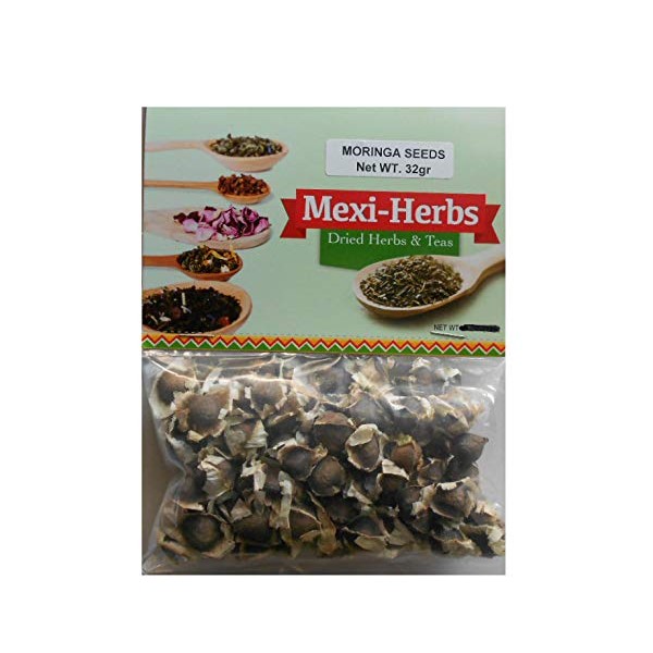 Moringa Seeds Net Wt 1.15oz (32gr) 95-100 aprox. 2-Pack