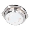 Flat Button Switch, 5-Piece Stainless Steel Push Button Switch, Waterproof