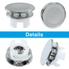Waziaqoc 4 Pack Sink Basin Overflow Trim Ring Solid Brass