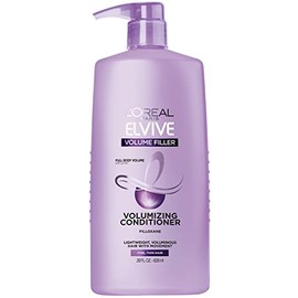 L'Oréal Paris Elvive Volume Filler Thickening Conditioner, for Fine or Thin Hair, Conditioner with Filloxane, for Thicker Fuller Hair in 1 Use, 28 fl. oz.