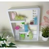 Smiski White Smiski House Display | Mini Figure Shelf Stand