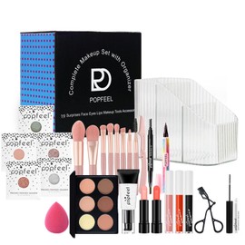 Professional Makeup Sets, MKNZOME Vanity Case, Make-Up Set, Women's Make-Up Set, Makeup Palettes, Cosmetics, Eyeshadow, Lip Gloss, Birthday, Christmas Gift Set