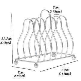 Toast Rack Toast Stand,6 Slice Slot Toast