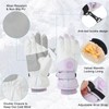 PATIKIL Winter Ski Snow Gloves, 1 Pair Waterproof Winter Warming