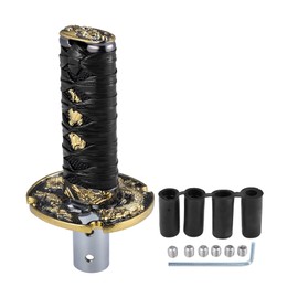 X AUTOHAUX 10cm Gear Shifter Lever Shift Knob Classic Pattern for Car Black