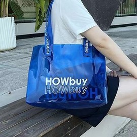 Transparent Beach Bag / Vacation Tote / Swim Bag / See-Through Double Bag R21 40 Length 30 Height 10 Side / All products are customized starting from 100 units. 20ea