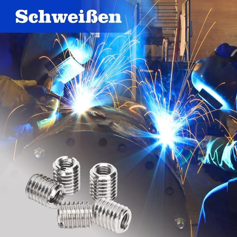 BORDSTRACT Self Tapping Thread Insert, Self-Tapping Thread Insert, Pack of