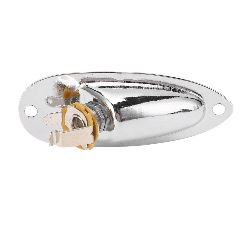 Guitar Input Jack Boat Style 6.35mm Metal Electric Guitar Input