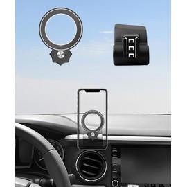 AbeeyGeomarn Magnetism Car Phone Holder for Toyota Tacoma 2016-2023 Accessories Compatible with MagSafe Hands-Free 360 Degree Rotation Adjustable Cell Phone Mount Does Not Affect Air Vent