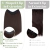 SEGO Clip-In Extensions Like Real Hair, 1 Piece U-Shaped Hair