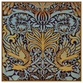 Orenco Originals William Morris Peacock Dragon Design Detail Design Counted Cross Stitch Pattern