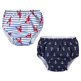 Hudson Baby Unisex Baby Swim Diapers, Anchors, 18-24 Months