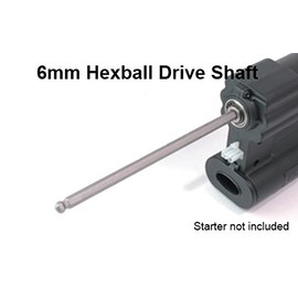 6mm Hexball Drive Shaft for Fastrax Electric Roto Torque Starter for Nitro Cars