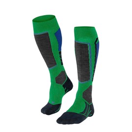 FALKE Men's SK2 Ski Socks Medium Padding Anti-Bubble Warm Ski Socks Long for Skiing Breathable Quick-Drying Climate Regulating Odour-Inhibiting Wool Functional Material 1 Pair