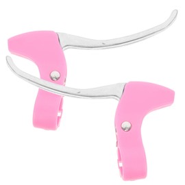 Sosoport 2pcs Bicycle Brake Lever Stylish Half Hand Brake Handles for Mountain Bikes and Folding Bikes Enhanced Control and Stopping Power for Female Riders