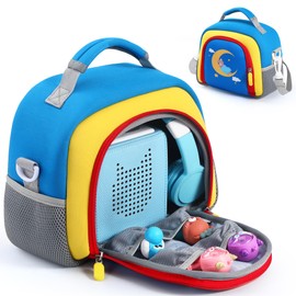 TATAVR Carry Bag Compatible with Toniebox Starter Set and Tonies Figures, Children's Toy Storage Case with Handle and Shoulder Strap for Tonies Box, Removable Bag for Toniebox Accessories, Deti Bred