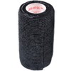 4 Inch Vet Wrap Tape Bulk (Black) (Pack of 6)