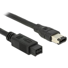 DeLOCK Cable FireWire B 1 m 9 Pin Male to 6 Pin Male