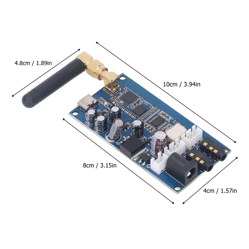 Bluetooth Decoder Board PCB Light Indicator No Noise Easy Carrying