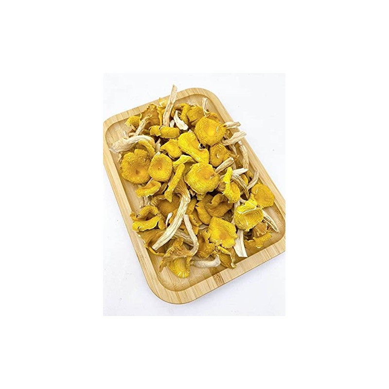 Dried Chanterelle Pfifferling mushroom 雞油菌 雞油菇 Free airmail (500 grams)