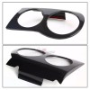 Sdeelcase Pair L&R Black Headlight Covers Bezel Eyelid Trims For