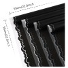 20 Sheets Flower Wrapping Paper - Waterproof Black Floral