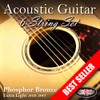 2 SETS! Adagio Professional Acoustic Guitar Strings 10-47 Phosphor Bronze